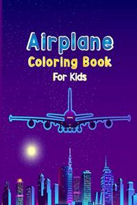 Airplane Coloring Book For Kids