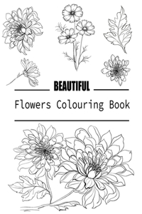 Beautiful Flowers Colouring Book