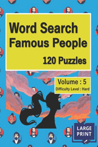 Word Search Famous People Puzzles