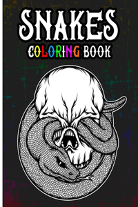Snakes Coloring Book
