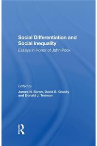 Social Differentiation and Social Inequality