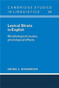 Lexical Strata in English