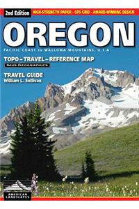 Oregon Topo-Travel-Reference Map