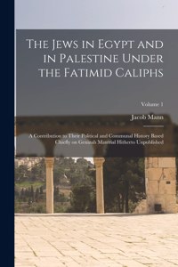 Jews in Egypt and in Palestine Under the Fatimid Caliphs