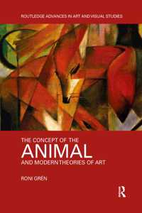 Concept of the Animal and Modern Theories of Art