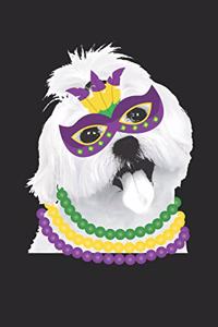 Maltese Notebook - Mardi Gras Gift for Maltese Lovers - Maltese Journal