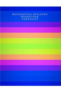 Residential Building Inspection Checklist
