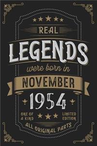 Real Legends were born in November 1954