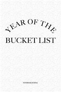 Year Of The Bucket List
