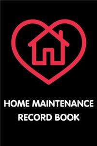 Home Maintenance Record Book