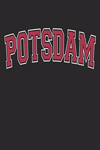 Potsdam Notebook Journal Black and Red