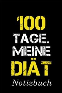 100 Tage Meine Diät Notizbuch