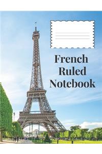 French Ruled Notebook