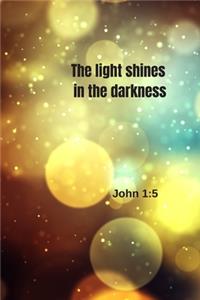 The light shines in the darkness - John 1