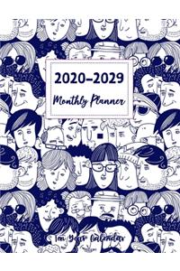 2020-2029 Ten Year Monthly Planner