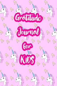 Gratitude Journal for Kids: 5-Minute Daily Diary of Positivity with Cute Unicorn Matte Cover Design Notebook Prompts to Write In Per Day - Perfect Gift for Girls, Boys, Teens, 