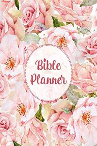 Family Bible Study Planner Journal Pretty Flowers