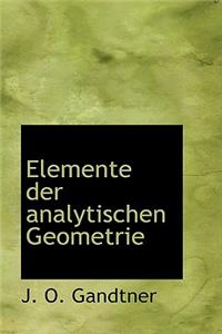 Elemente Der Analytischen Geometrie