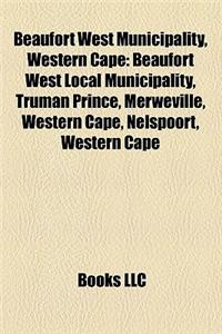 Beaufort West Municipality, Western Cape
