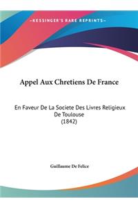 Appel Aux Chretiens de France