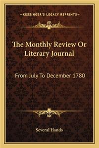 The Monthly Review Or Literary Journal