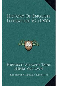 History Of English Literature V2 (1900)