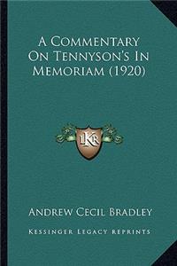 Commentary on Tennyson's in Memoriam (1920)