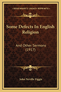 Some Defects In English Religion