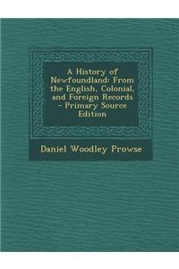 A History of Newfoundland