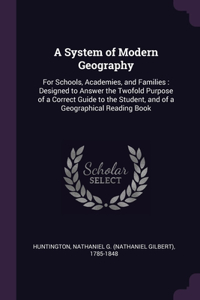 A System of Modern Geography