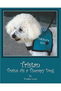 Tristan Trains as a Therapy Dog