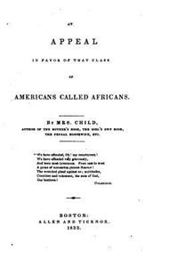 Appeal in Favor of that Class of Americans Called Africans