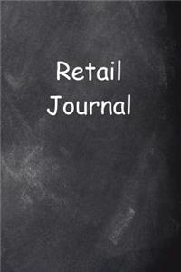 Retail Journal Chalkboard Design