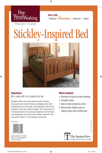 Fine Woodworking's Stickley-Inspired Bed Plan