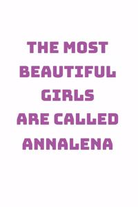 Annalena Girl Woman Notebook