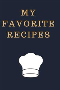 My Favorite Recipes notebook