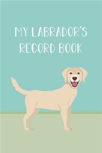 My Labrador's Record Book