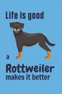 Life is good a Rottweiler makes it better