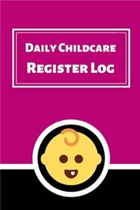 Daily Childcare Register Log