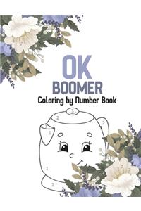 OK Boomer Coloring by Number Book