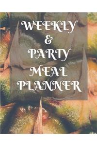 Weekly Meal & Party Planner