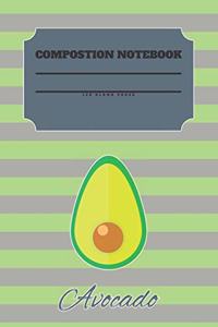 Avocado Composition Notebook 120 Pages