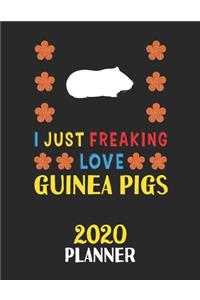 I Just Freaking Love Guinea Pigs 2020 Planner