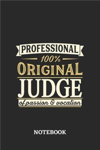 Professional Original Judge Notebook of Passion and Vocation