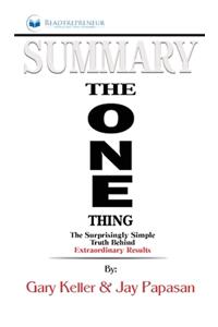 Summary of The ONE Thing