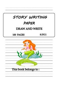 Story writing paper(draw and write)