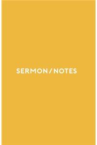 Sermon Notes