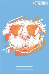 Pitbull Sommer Notizbuch
