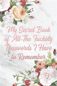My Secret Book of all the Fucking Passwords I Have to Remember