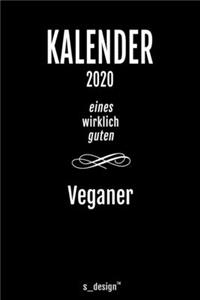 Kalender 2020 für Veganer